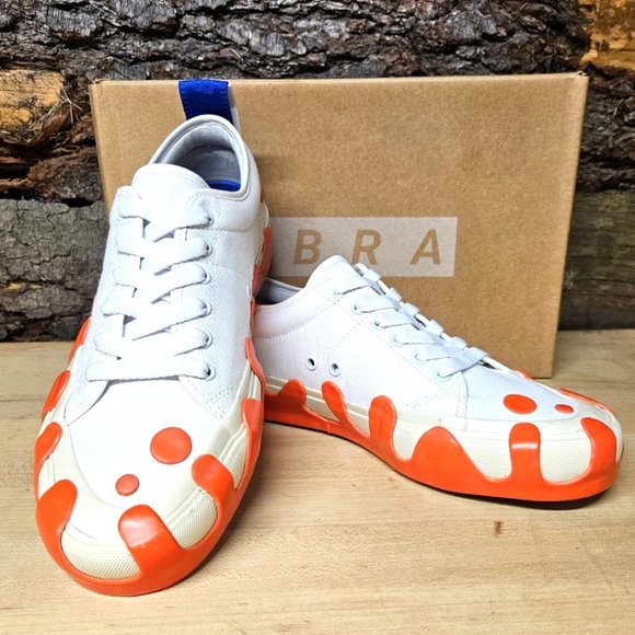 OBRA Other - OBRA white blue n orange low lace up sneaker size 9mens